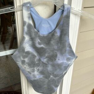 Athleta multi color sports bra size small